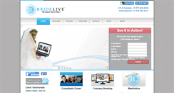 Desktop Screenshot of bridelive.com